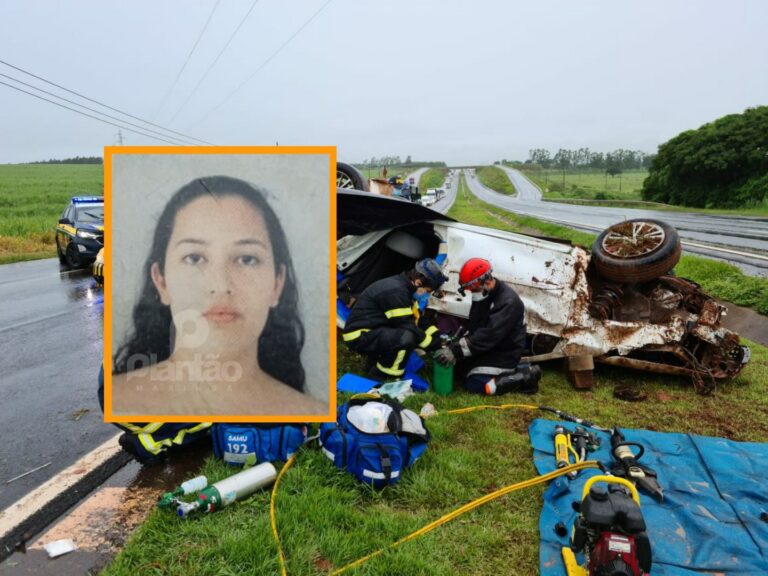 Capotamento deixa mulher gravemente ferida