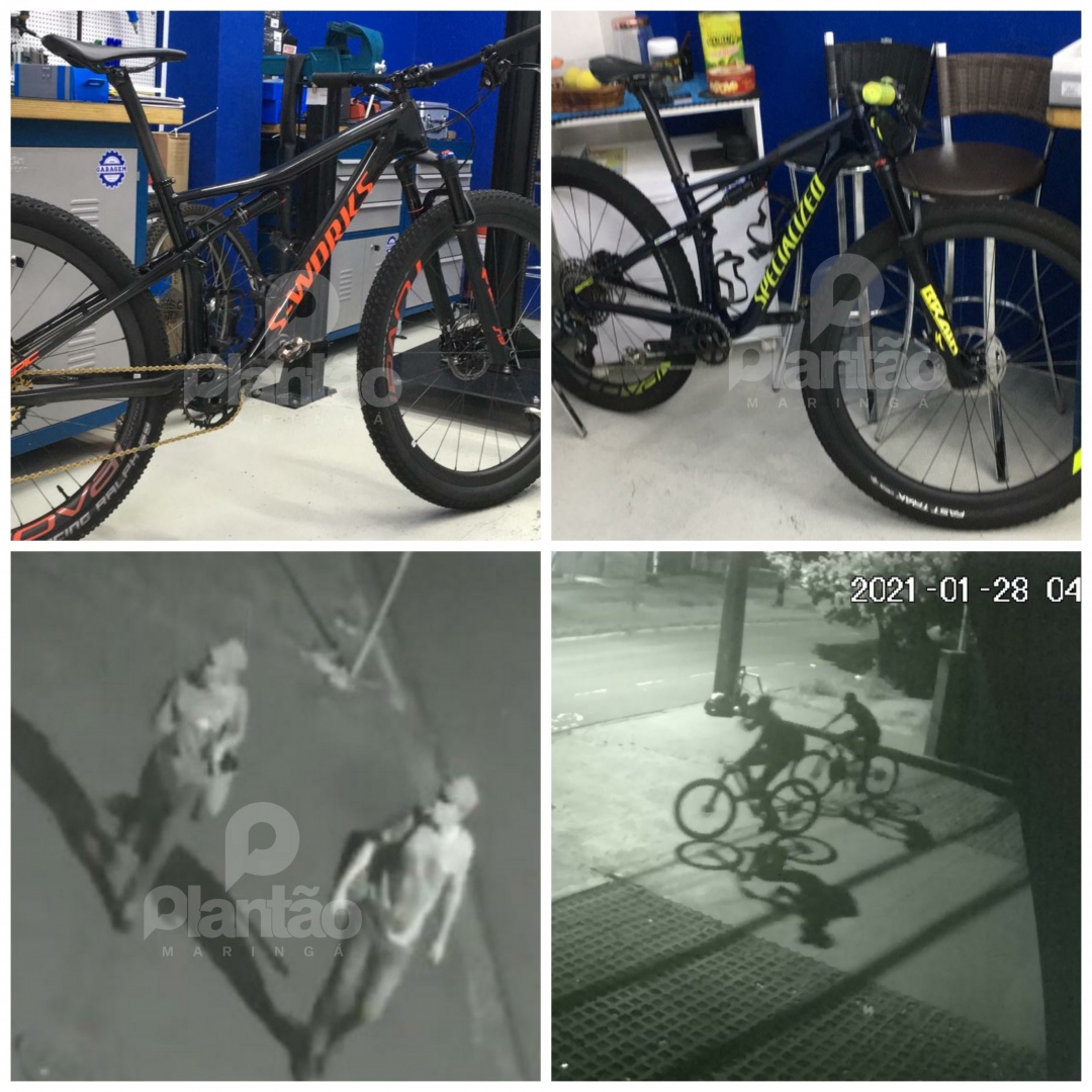 Ladrões furtam bicicletas com valor de R$ 40 mil cada