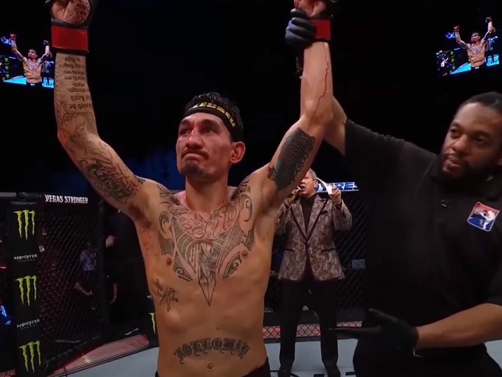 Max Holloway aplica surra em Calvin Kattar