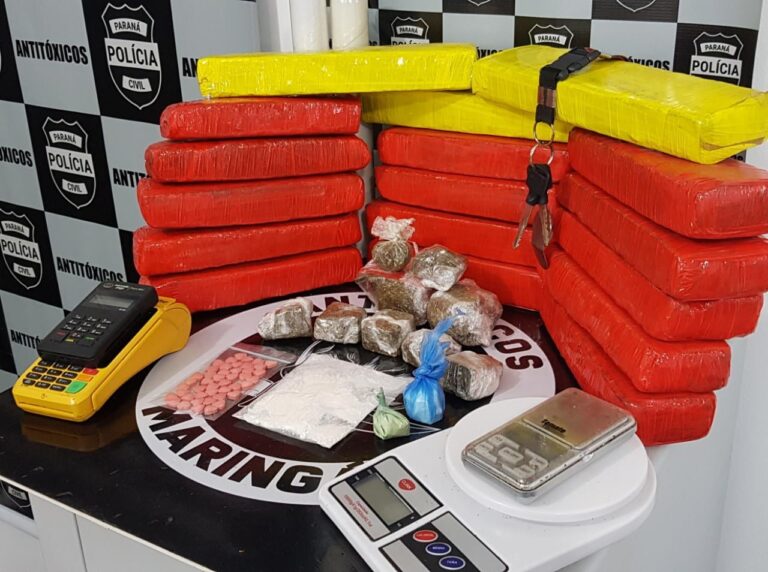 Casal comercializava droga em frente ao Albergue