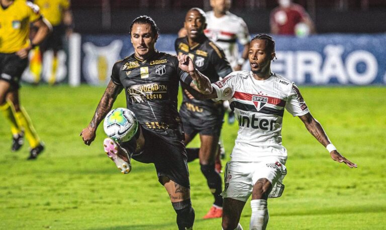 São Paulo e Ceará ficam no empate