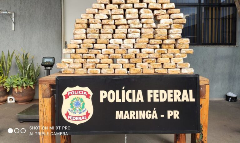 PF de Maringá faz uma das maiores apreensões de crack