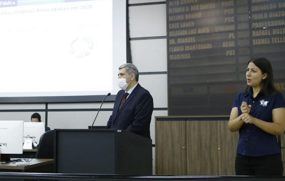 Secretário de Fazenda presta conta relativa ao 3° quadrimestre de 2020