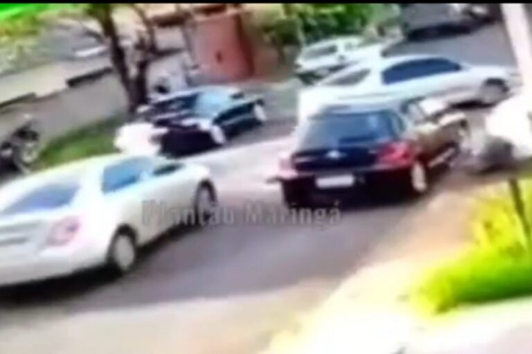 Jovem escapa de tiroteio que deixou o seu carro furado de bala