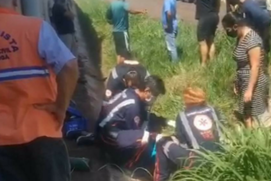 Polícia investiga queda de mulher que despencou de viaduto em Maringá