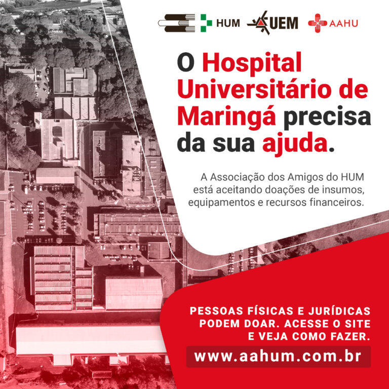 AAHU pede doações para auxiliar o Hospital Universitário no combate ao covid-19