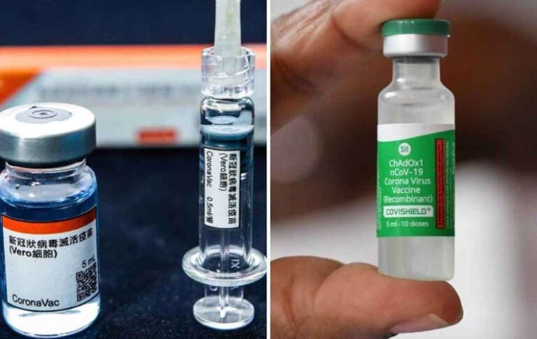 Idosa toma doses de vacinas diferentes contra Covid-19