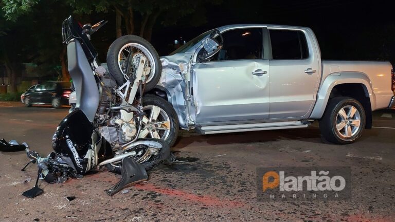 Motociclista escapa milagrosamente de acidente grave