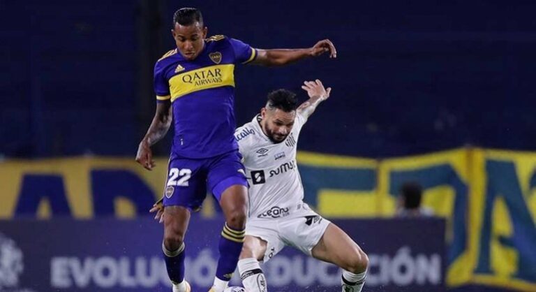 Santos perde para o Boca por 2 a 0