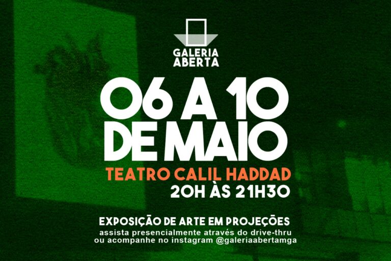 Exposição Galeria Aberta projeta obras de 78 artistas na fachada do Calil Haddad