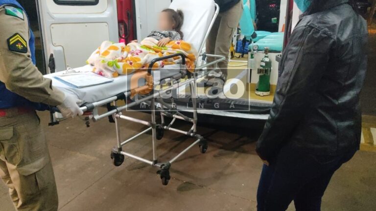 Garotinha de 4 anos cai da cabine de um caminhão