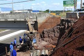 Empresa suspende obra de duplicação dos viadutos do Contorno Norte