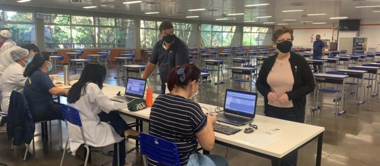 Restaurante Universitário é novo ponto de vacinação contra Covid-19