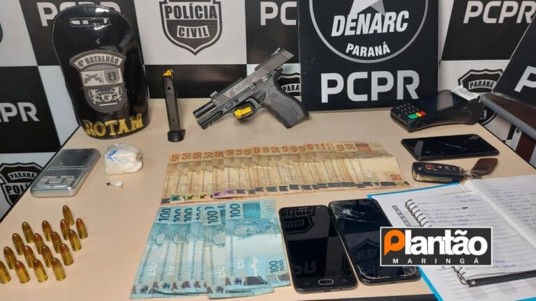 Denarc apreende drogas e prende dois suspeitos de tráfico