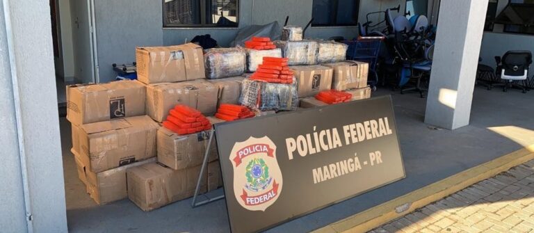 Caminhão com duas toneladas de maconha é apreendido