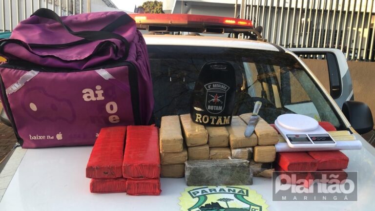 Ifood de maconha: motociclista vendia droga por aplicativo