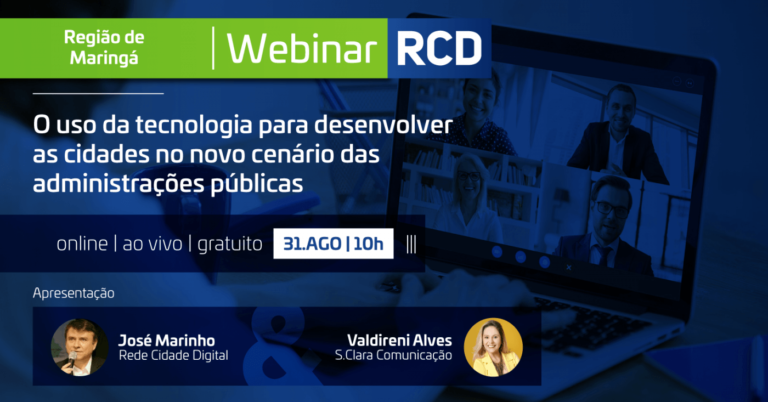 Webnar das Cidades digitais vai reunir projetos para cidades inteligentes
