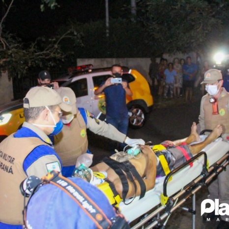 Tentativa de homicídio mobiliza a polícia de Maringá