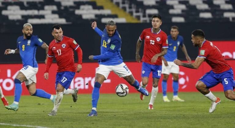 Brasil vence o Chile e quebra recorde