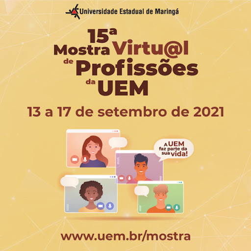 UEM prepara mostra de profissões em formato virtual