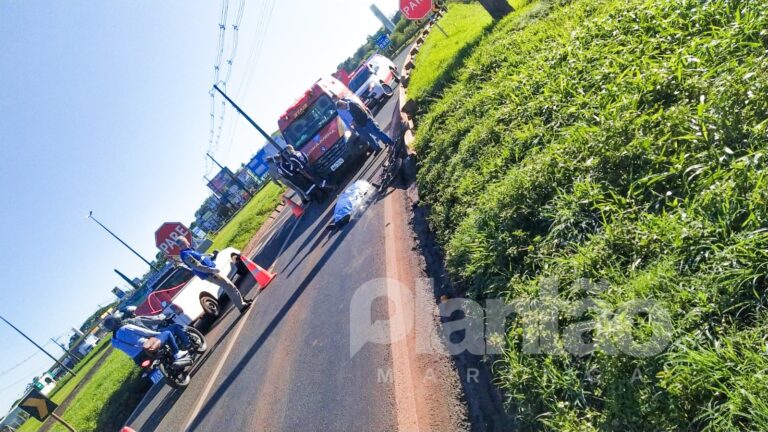 Ciclista é atropelado a caminho do trabalho