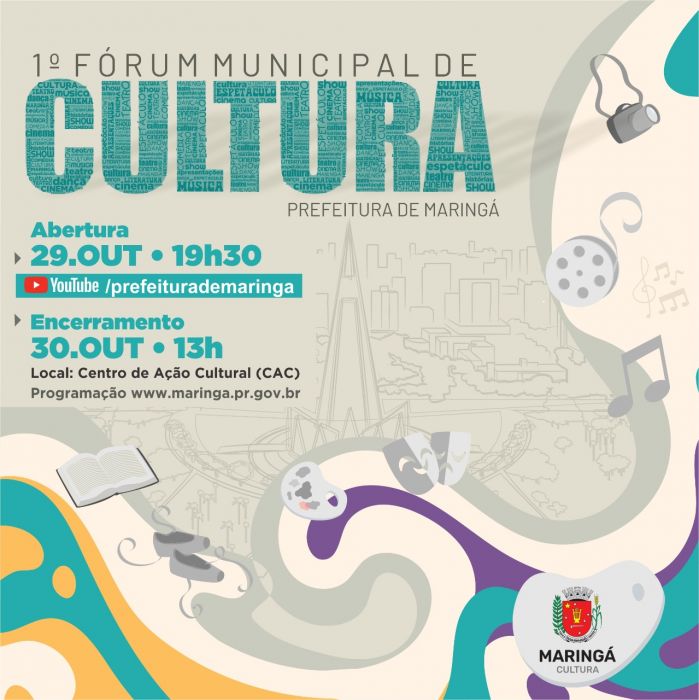 Fórum de Cultura de Maringá vai discutir prioridades do setor