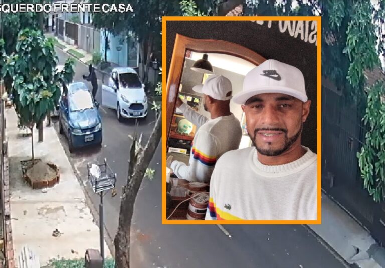 Barbeiro foi morto a tiros na frente dos filhos