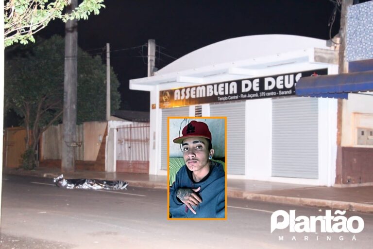 Jovem leva seis tiros e é executado em frente a igreja
