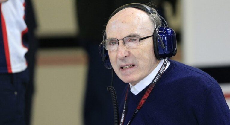 Frank Williams, lenda da Fórmula 1, morre aos 79 anos