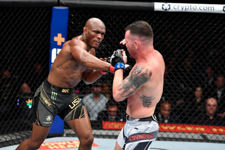 Usman tem luta dura, mas vence revanche contra Covington