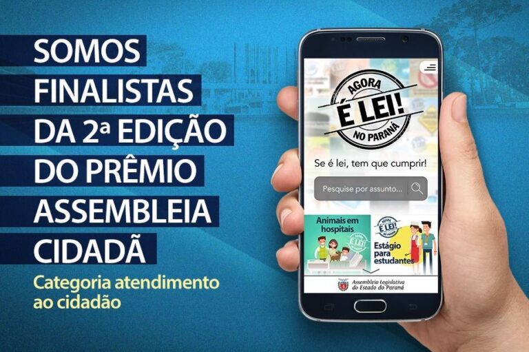 Aplicativo da Assembleia é finalista em premiação nacional