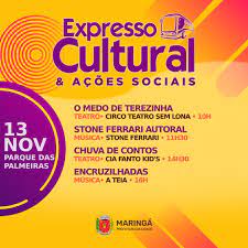 Expresso Cultural terá duas edições neste fim de semana