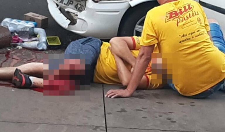 Feirante é atropelado por motorista bêbado e perde uma perna