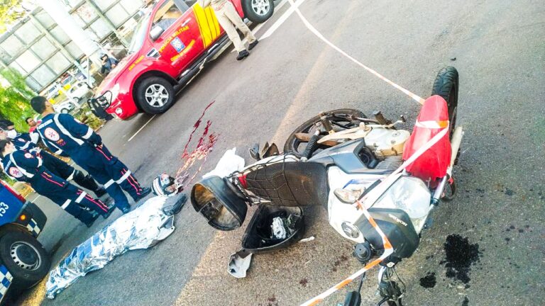 Motociclista morre quando retornava do trabalho