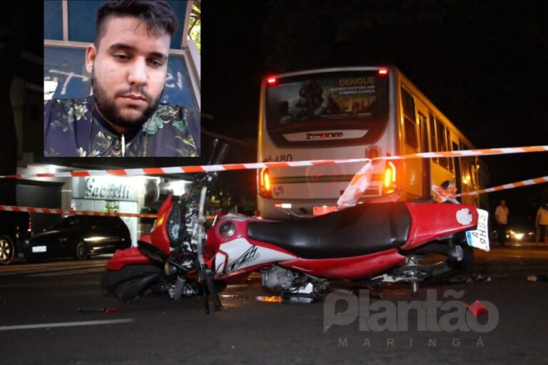 Motociclista morre após deixar o trabalho