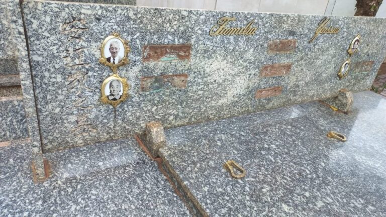 Ladrões invadem cemitério e fazem a “limpa” nos túmulos
