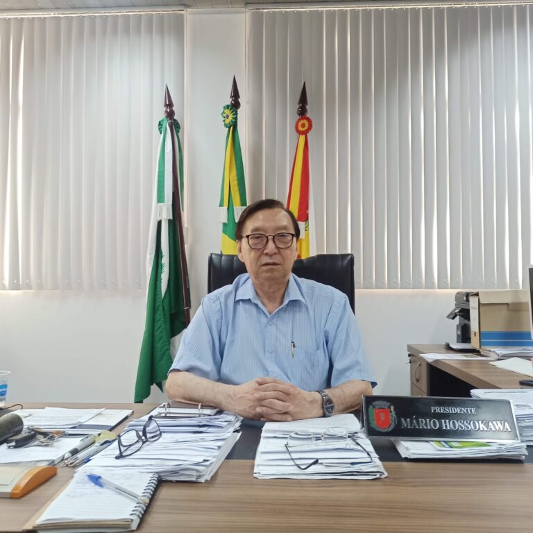 Mário Hossokawa é reeleito presidente da Câmara de Maringá