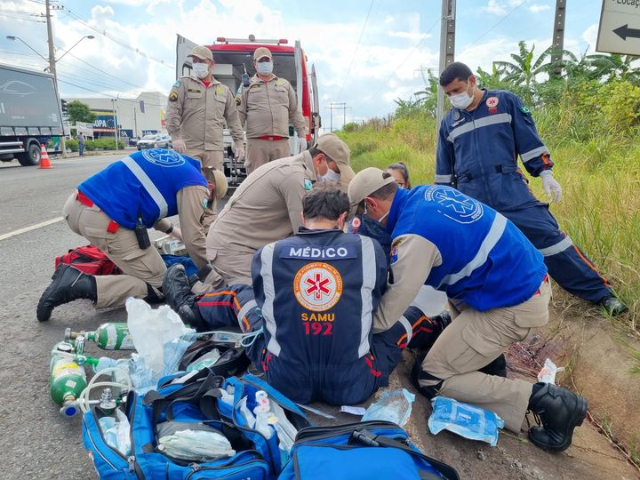 Idoso é atropelado e morto no Contorno Sul