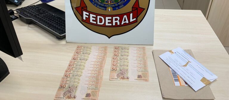 PF apreende dinheiro falso em operação