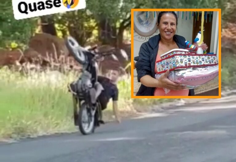 Motociclista confirmou que empinava a moto quando matou a mãe e feriu a filha