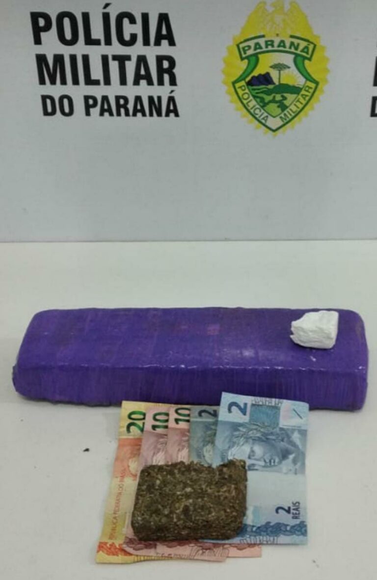 Em patrulhamento de rotina PM prende traficante