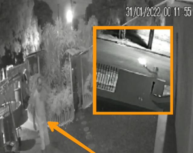 Morador coloca ladrão para correr na base do tiro