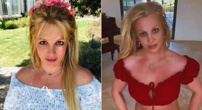 Britney toma primeira taça de vinho em 13 anos