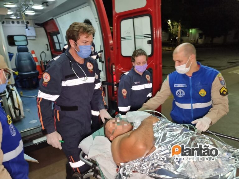 Homem de 45 anos é atingido por tiro acidental