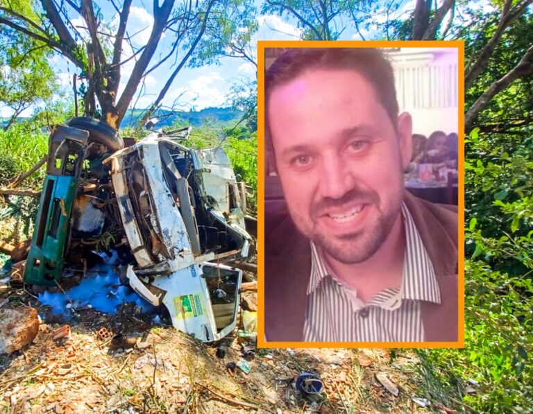 Acidente em estrada de terra deixa um morto e um ferido