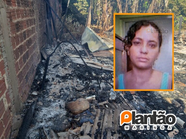 Homem que matou a mulher estrangulada tem a casa incendiada