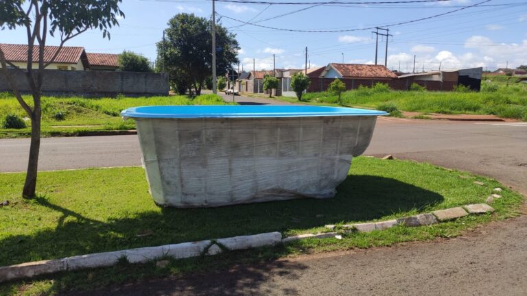 Polícia recupera piscinas furtadas