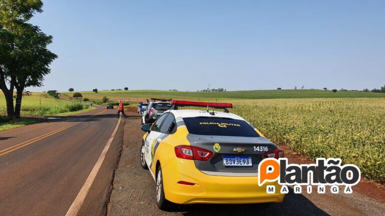PM liberta caminhoneiros amarrados em estrada rural