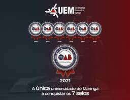 UEM conquista sete selos de qualidade OAB para Direito