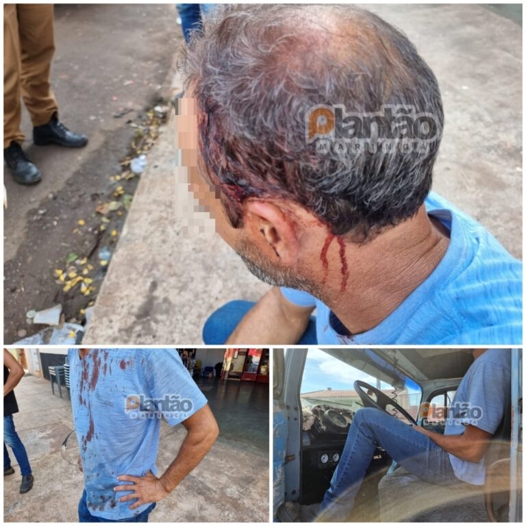 Caminhoneiro agredido a coronhadas durante assalto